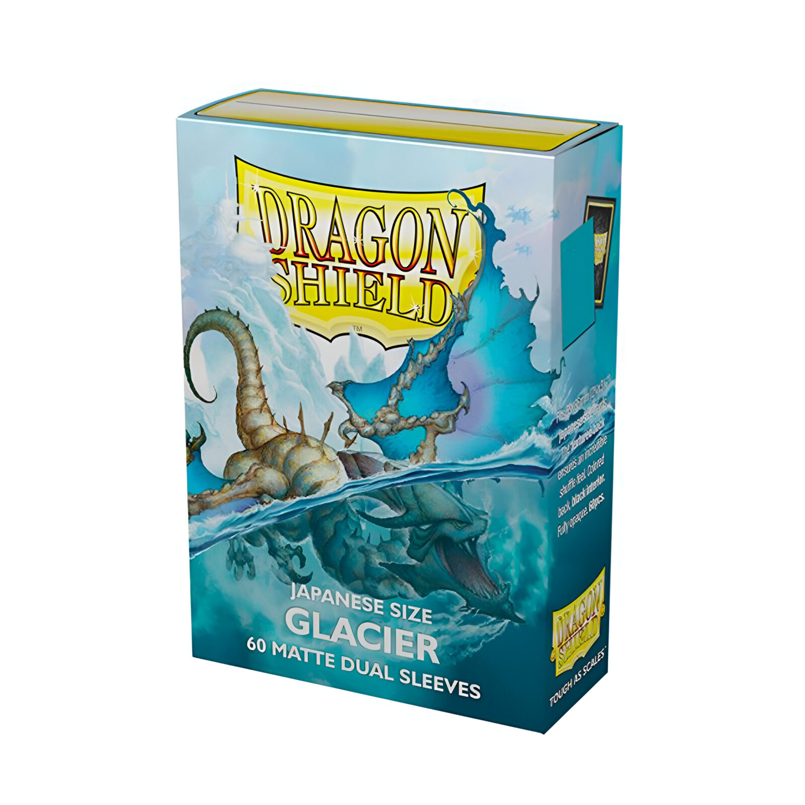 Dragon Shield – Dual Matte Japaneze Size Sleeves 60 Pack – Glacier Miniom 3