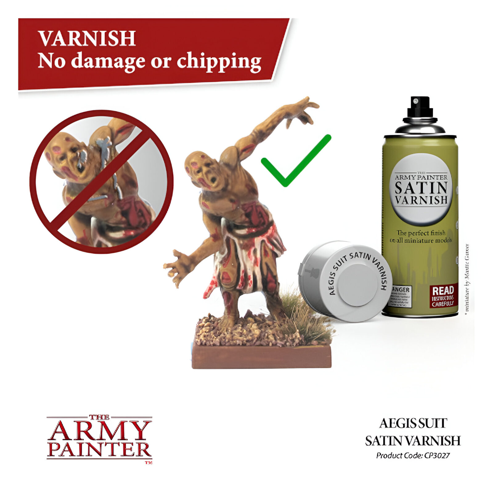 The Army Painter – Colour Primer – Aegis Suit Satin Varnish * 3