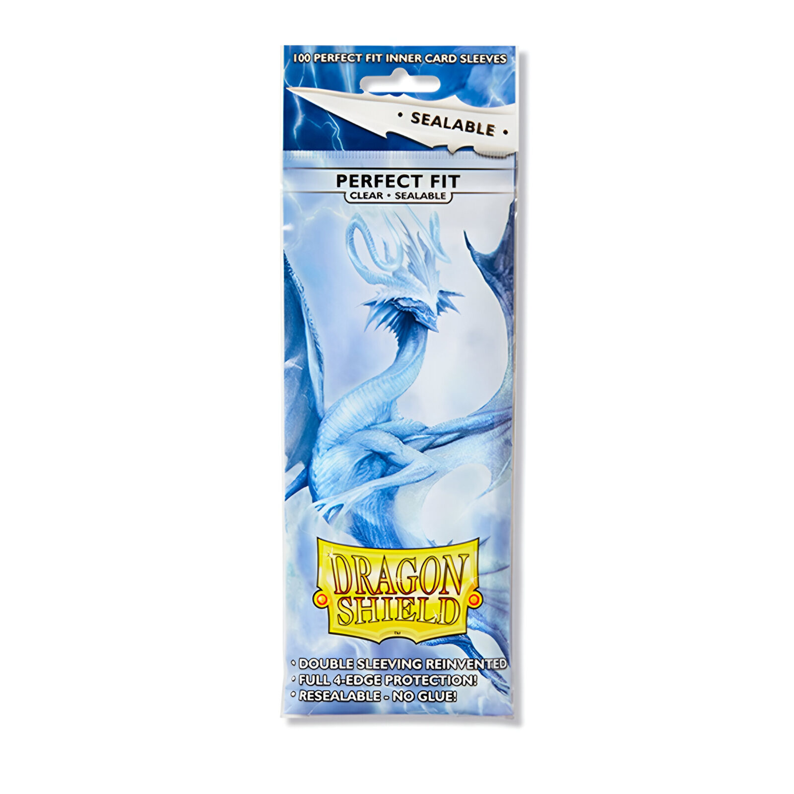 Dragon Shield – Perfect Fit Standard Size Sealable Sleeves 100 Pack – Clear