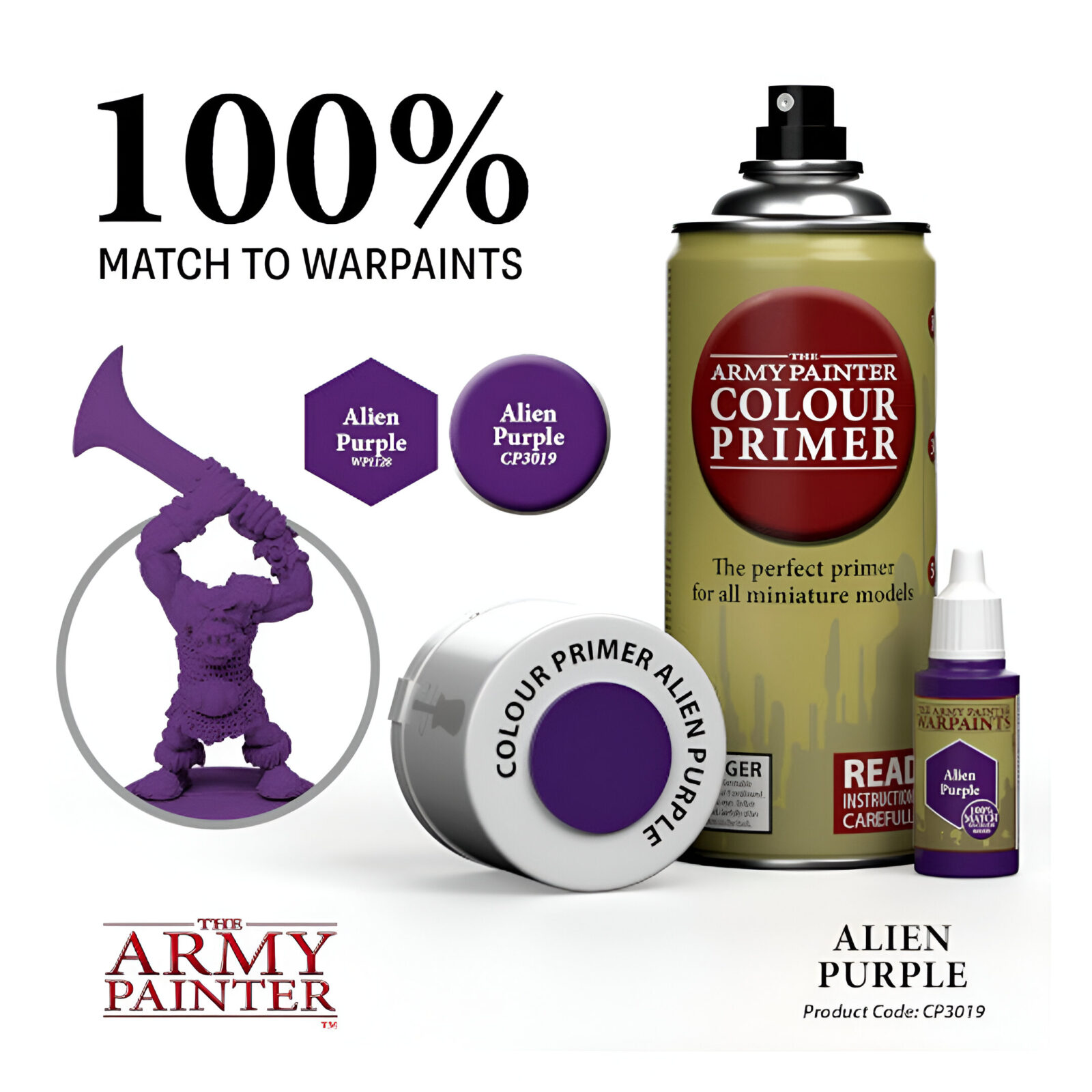 The Army Painter – Colour Primer – Alien Purple * 3