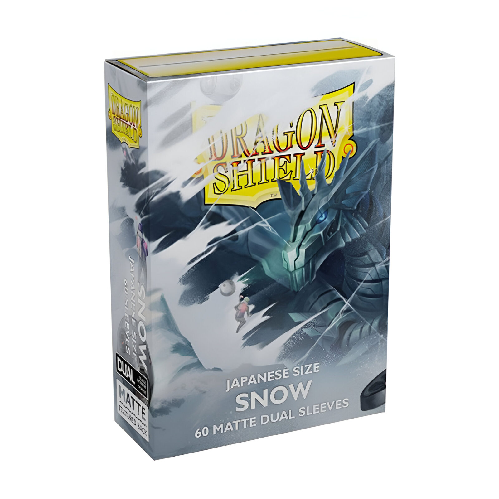 Dragon Shield – Dual Matte Japanese Size Sleeves 60 Pack – Snow