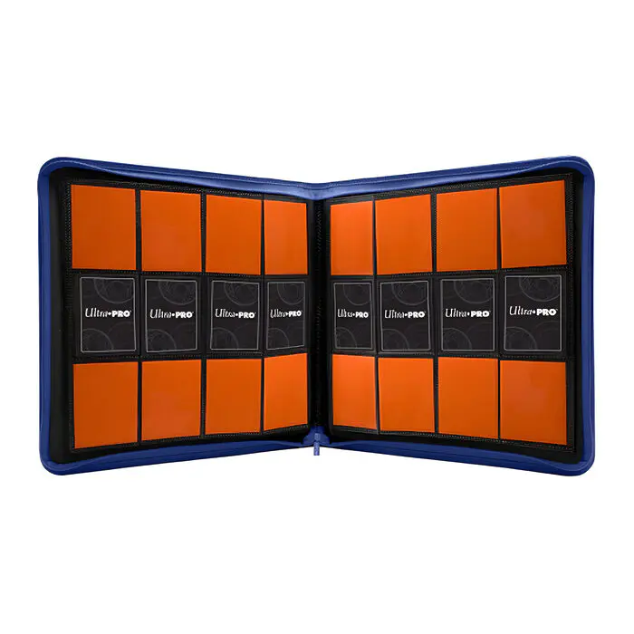 Ultra Pro – 12 Pocket Zippered Pro Binder – Blue 4