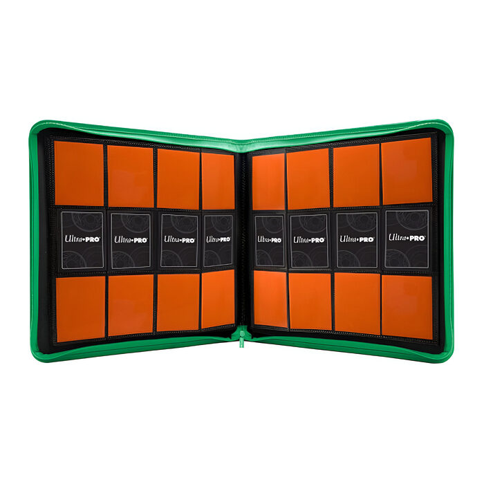 Ultra Pro – 12 Pocket Zippered Pro Binder – Green