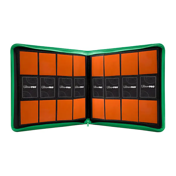 Ultra Pro – 12 Pocket Zippered Pro Binder – Green 4