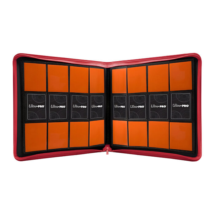 Ultra Pro – 12 Pocket Zippered Pro Binder – Red