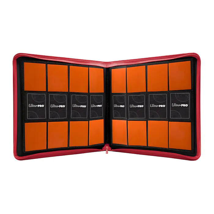 Ultra Pro – 12 Pocket Zippered Pro Binder – Red 4