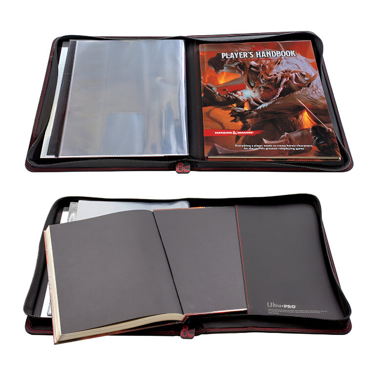 Ultra Pro – Dungeons & Dragons – Premium Zippered Book & Character Folio