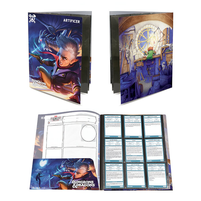 Ultra Pro – Dungeons & Dragons – Class Folio With Stickers – Artificer