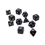 Ultra Pro – Eclipse 11 Dice Set – Jet Black