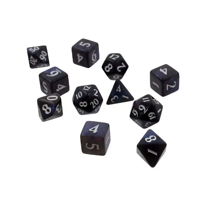 Ultra Pro – Eclipse 11 Dice Set – Jet Black 4