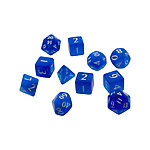 Ultra Pro – Eclipse 11 Dice Set – Pacific Blue