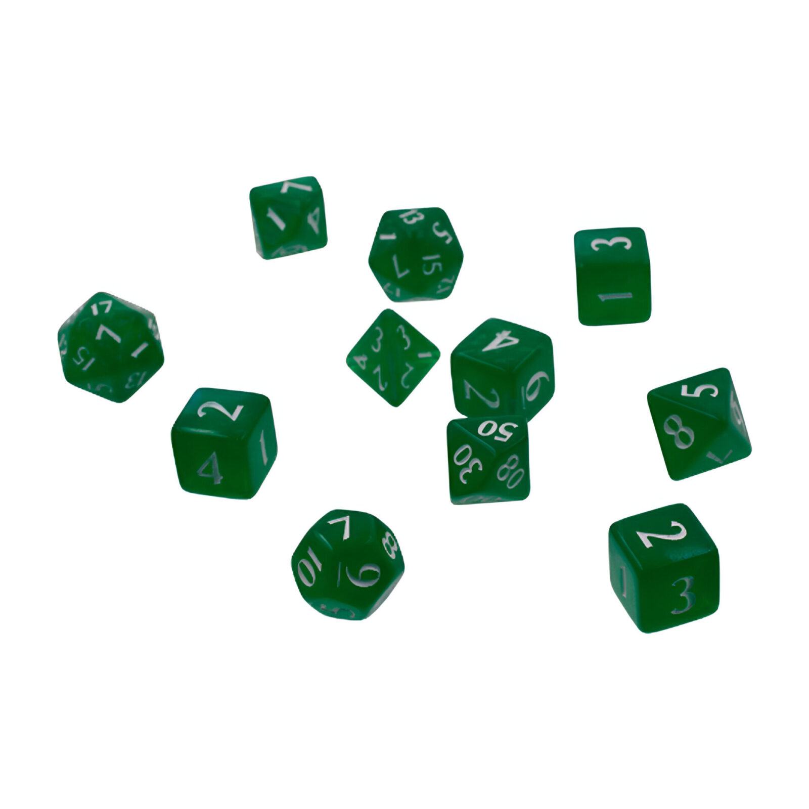 Ultra Pro – Eclipse 11 Dice Set – Forest Green