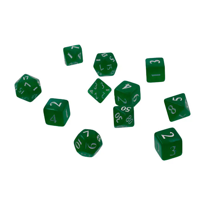 Ultra Pro – Eclipse 11 Dice Set – Forest Green 4