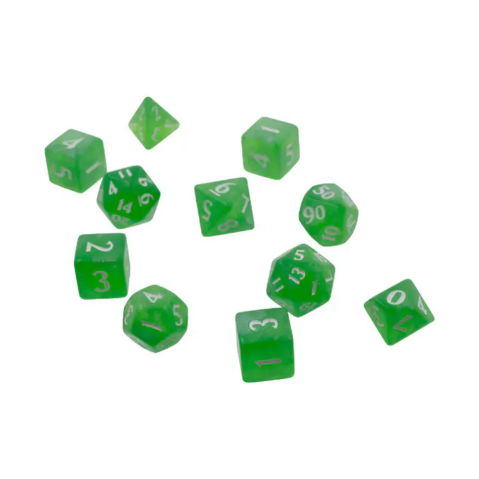 Ultra Pro – Eclipse 11 Dice Set – Lime Green 4