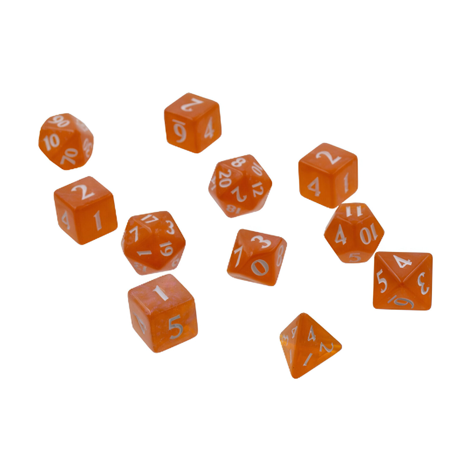 Ultra Pro – Eclipse 11 Dice Set – Pumpkin Orange