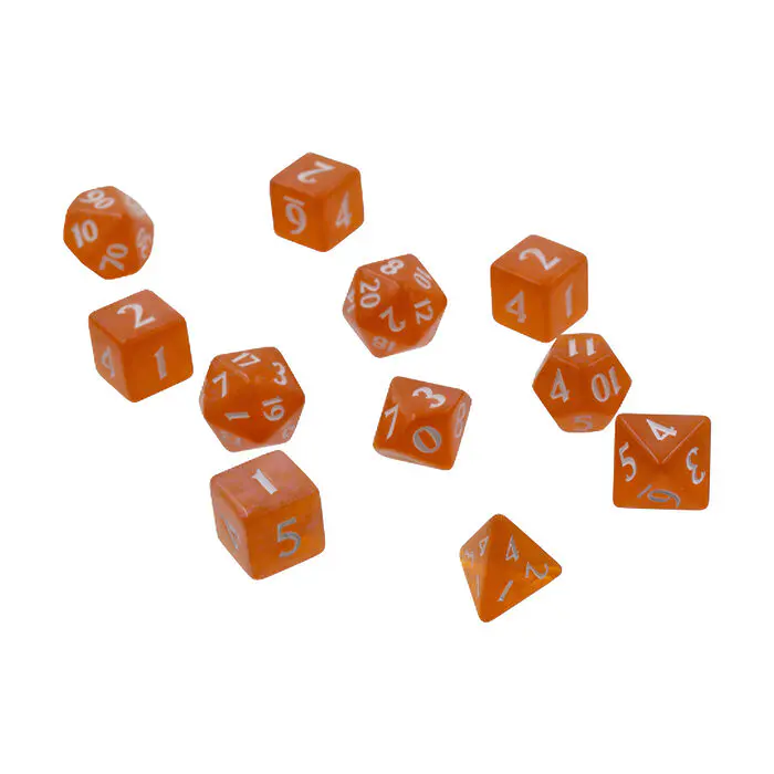 Ultra Pro – Eclipse 11 Dice Set – Pumpkin Orange 4