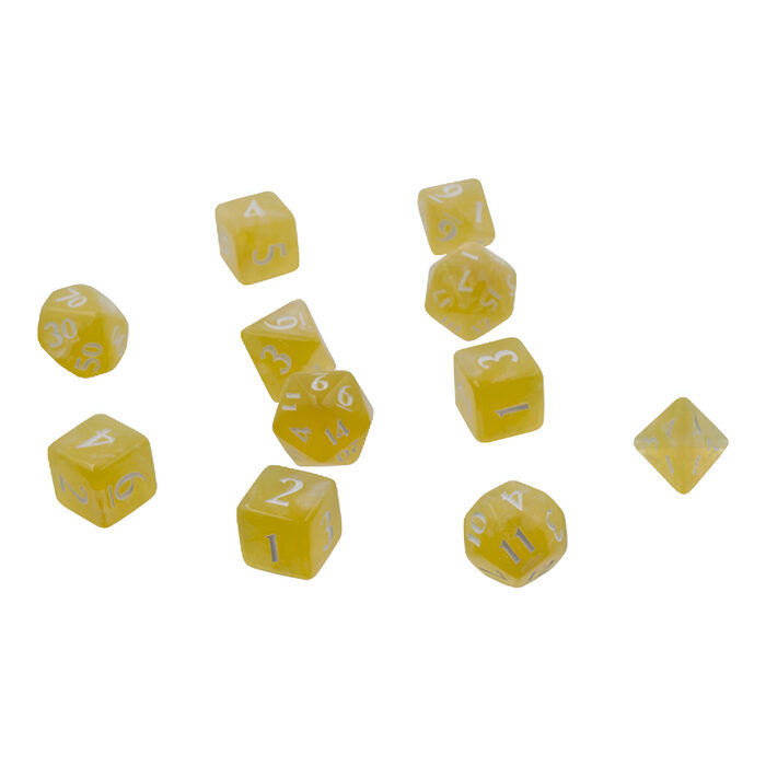 Ultra Pro – Eclipse 11 Dice Set – Lemon Yellow