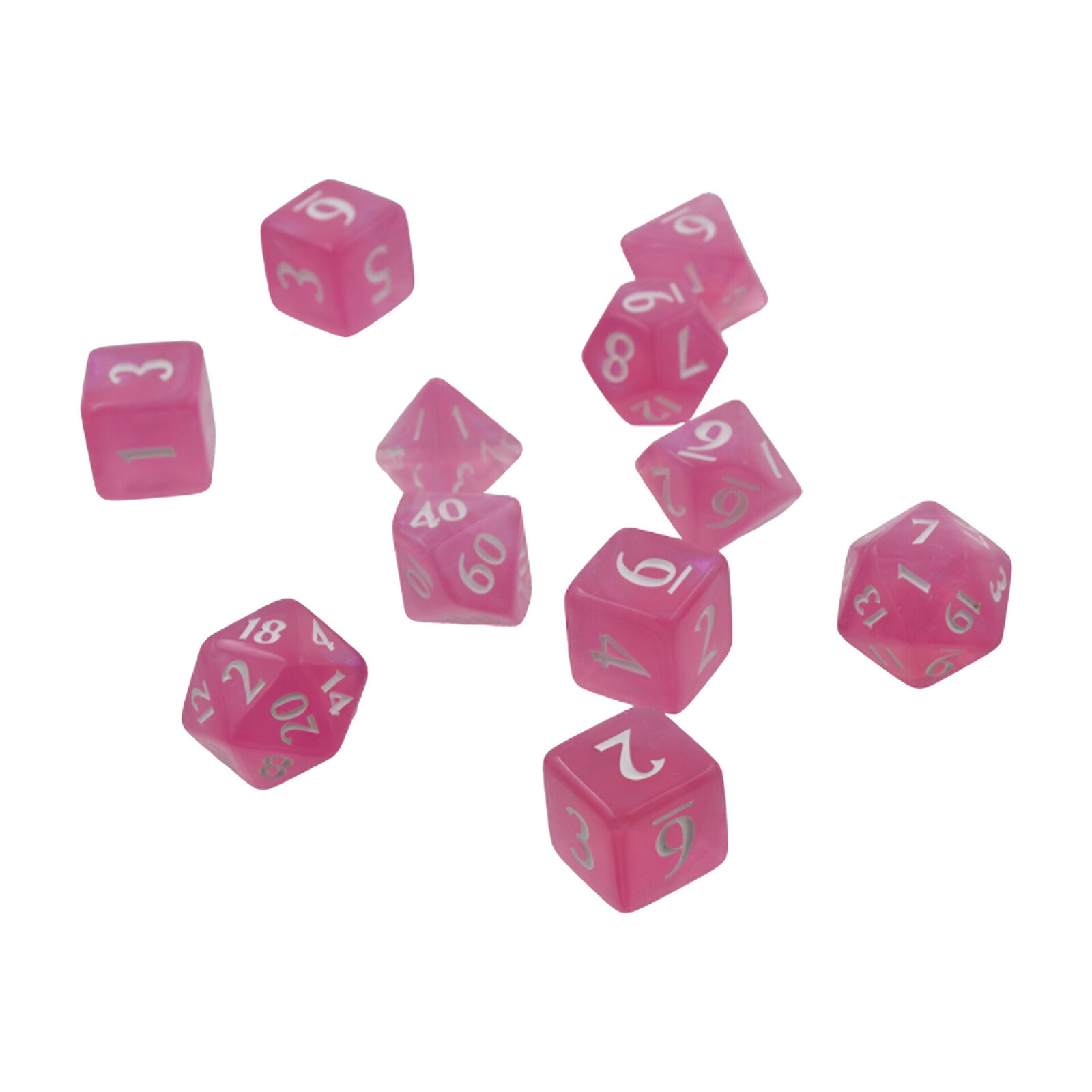 Ultra Pro – Eclipse 11 Dice Set – Hot Pink