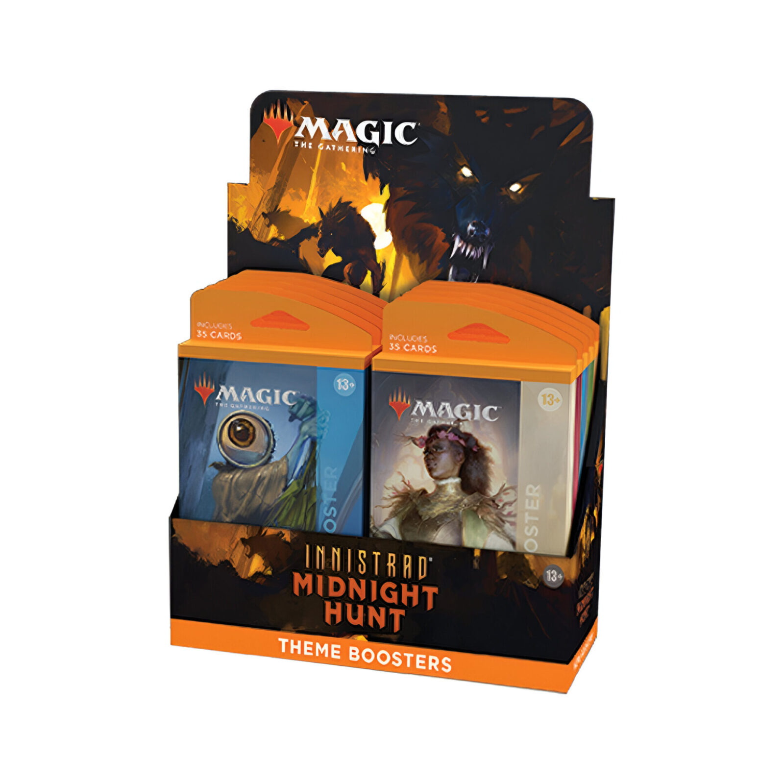 Magic: The Gathering – Innistrad Midnight Hunt Theme Booster Display (12 Packs)