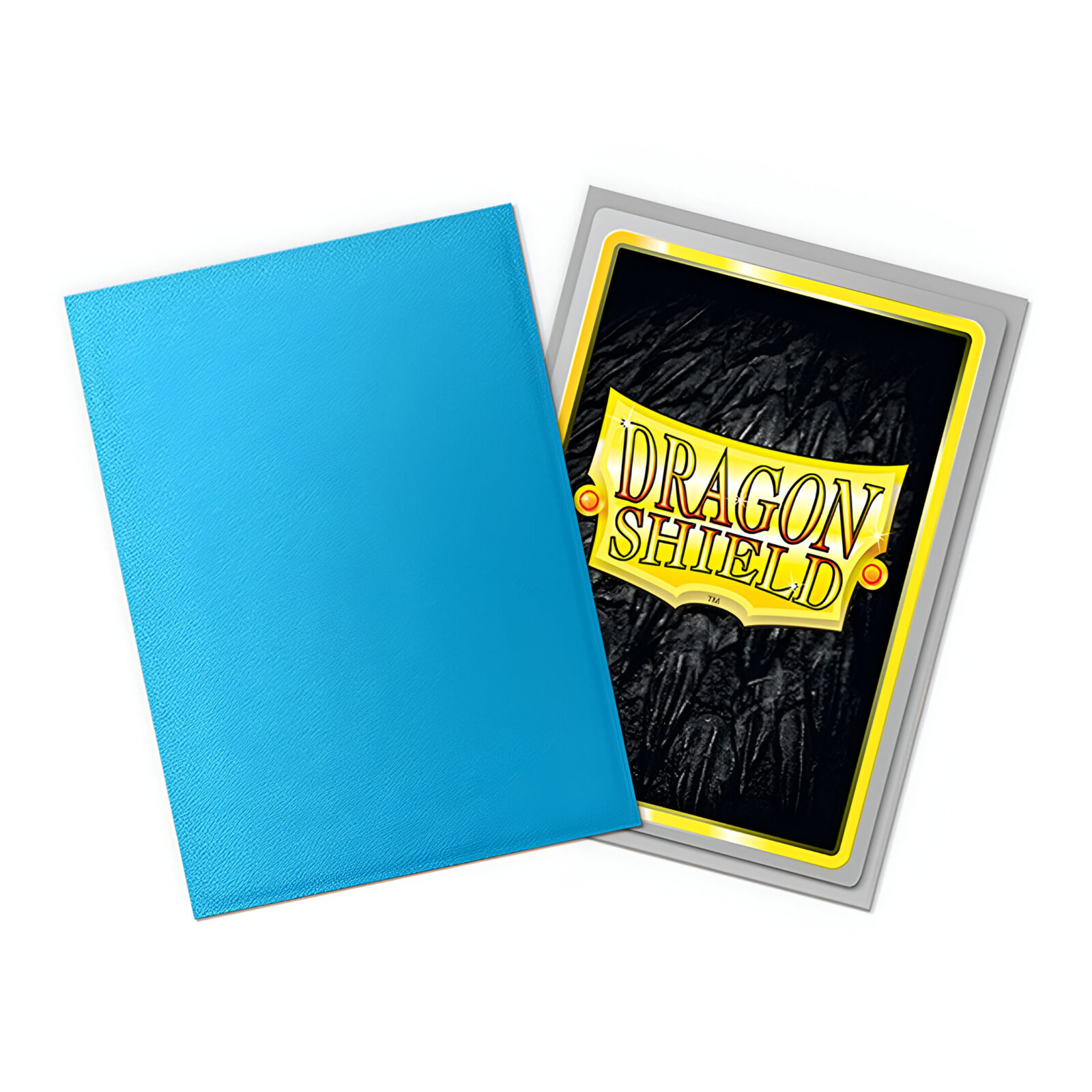 Dragon Shield – Dual Matte Art Standard Size Sleeves 100 Pack – Sky Blue and Silver 3