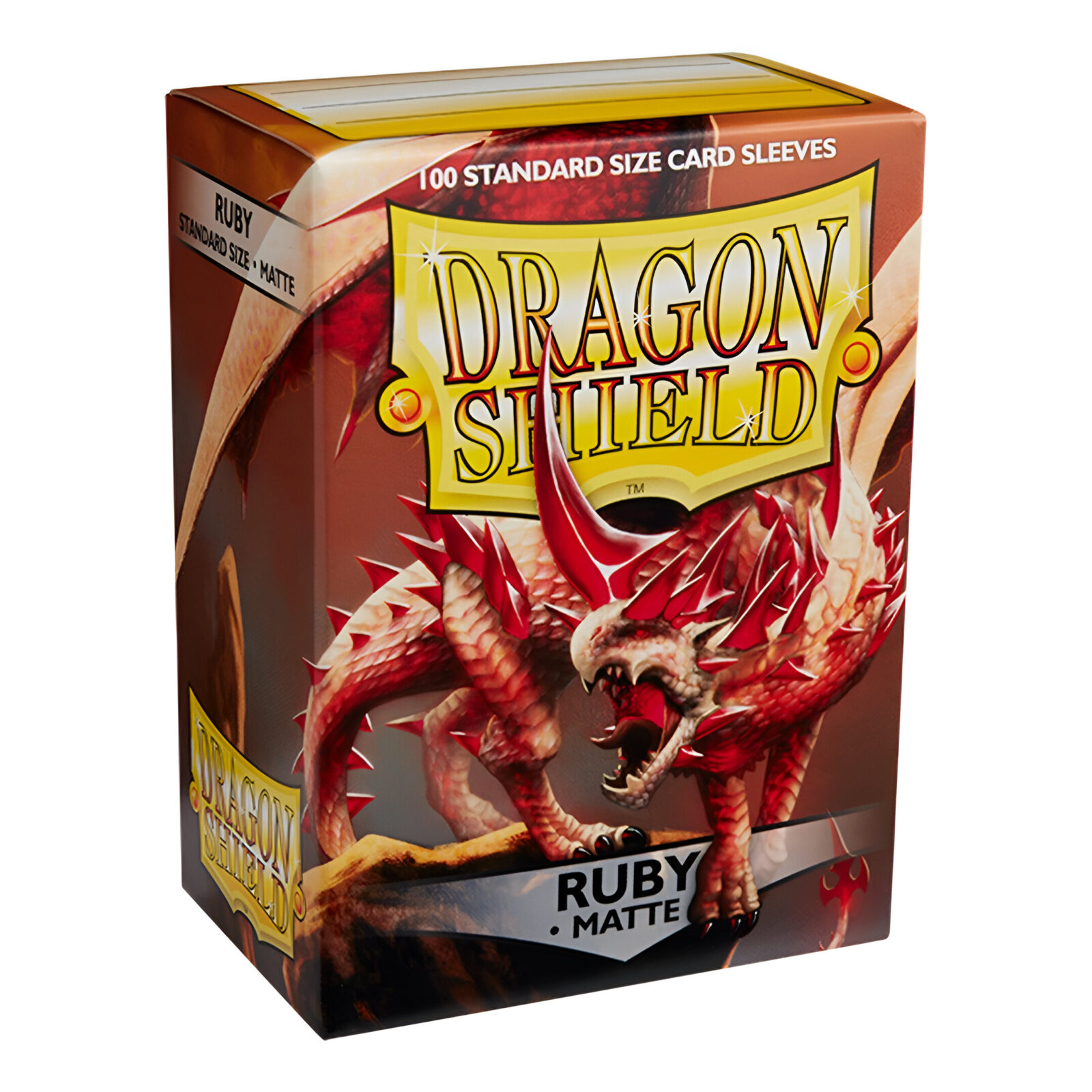 Dragon Shield – Matte Standard Size Sleeves 100 Pack – Ruby 3