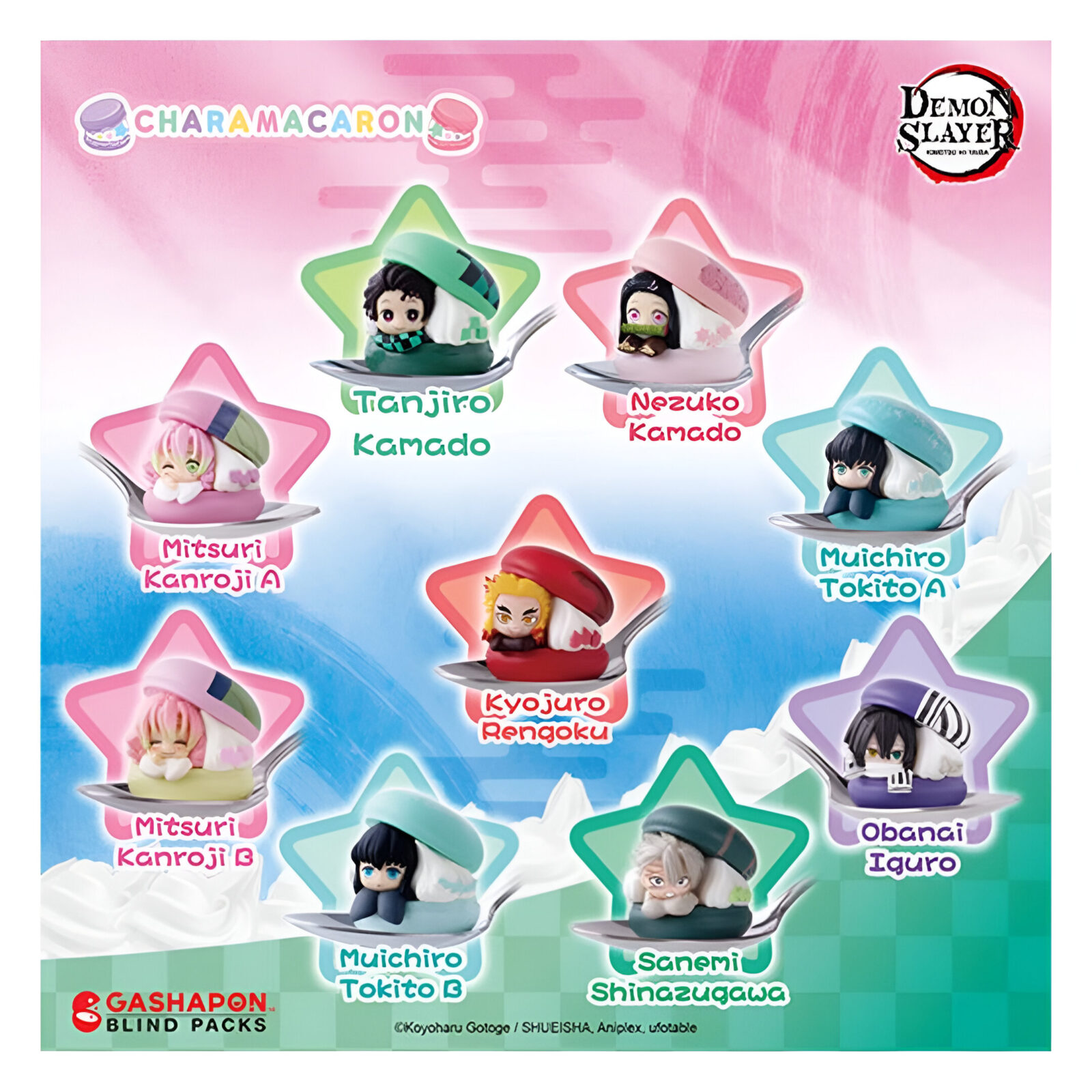 Bandai Shokugan – Demon Slayer Chara Macaron Wave 01 (24 Packs) 3