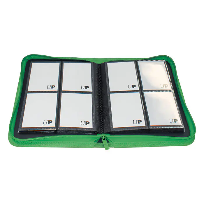 Ultra Pro – 4 Pocket Zippered Pro Binder – Green 4