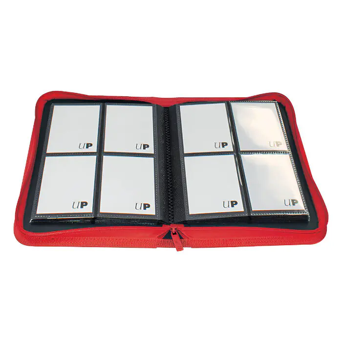 Ultra Pro – 4 Pocket Zippered Pro Binder – Red 4