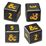 Ultra Pro – Dungeons & Dragons – Heavy Metal D6 Dice Set – Realmspace