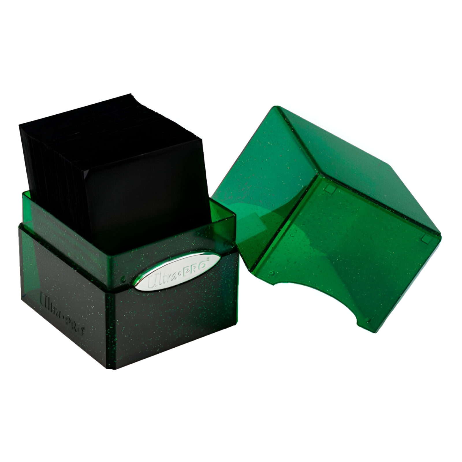 Ultra Pro – Satin Cube Deck Box – Glitter Green