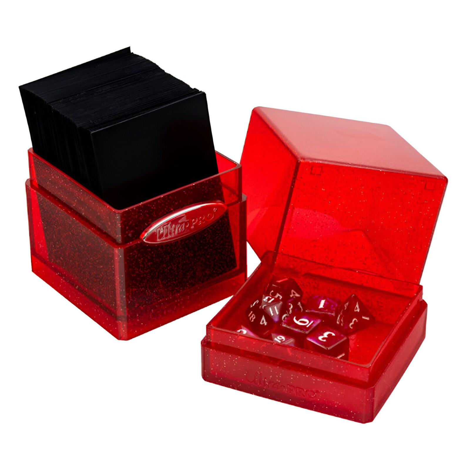 Ultra Pro – Satin Tower Deck Box – Glitter Red