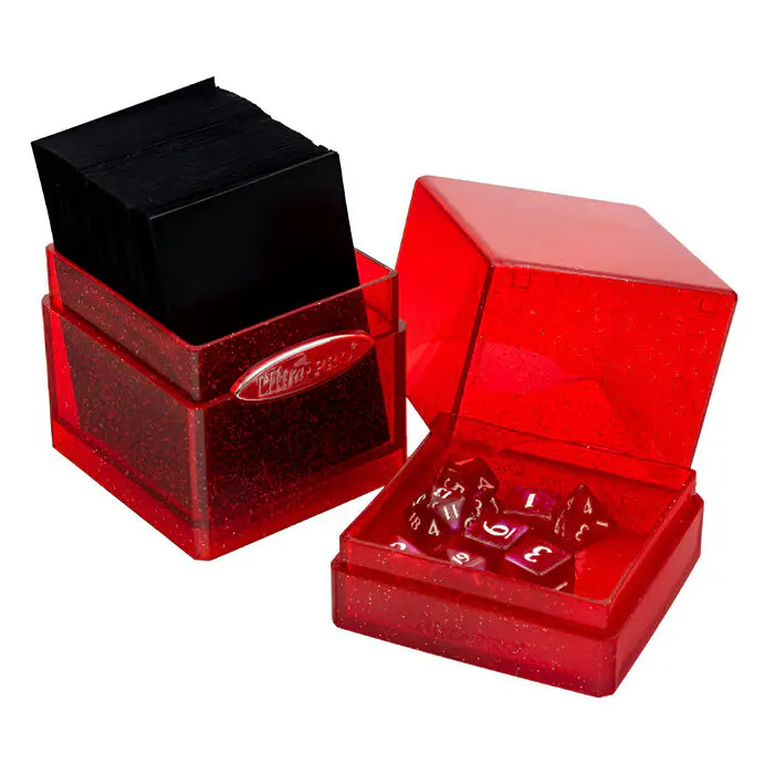 Ultra Pro – Satin Tower Deck Box – Glitter Red 4