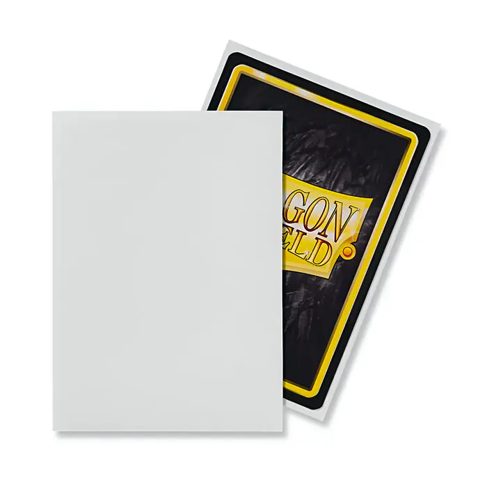 Dragon Shield – Matte Standard Size Sleeves 100pk – White (10 Packs) 4