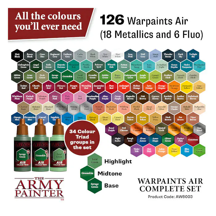 The Army Painter – Warpaints – Air Complete Set 4