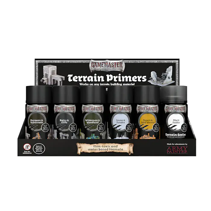 The Army Painter – GameMaster – Terrain Primer Display 4