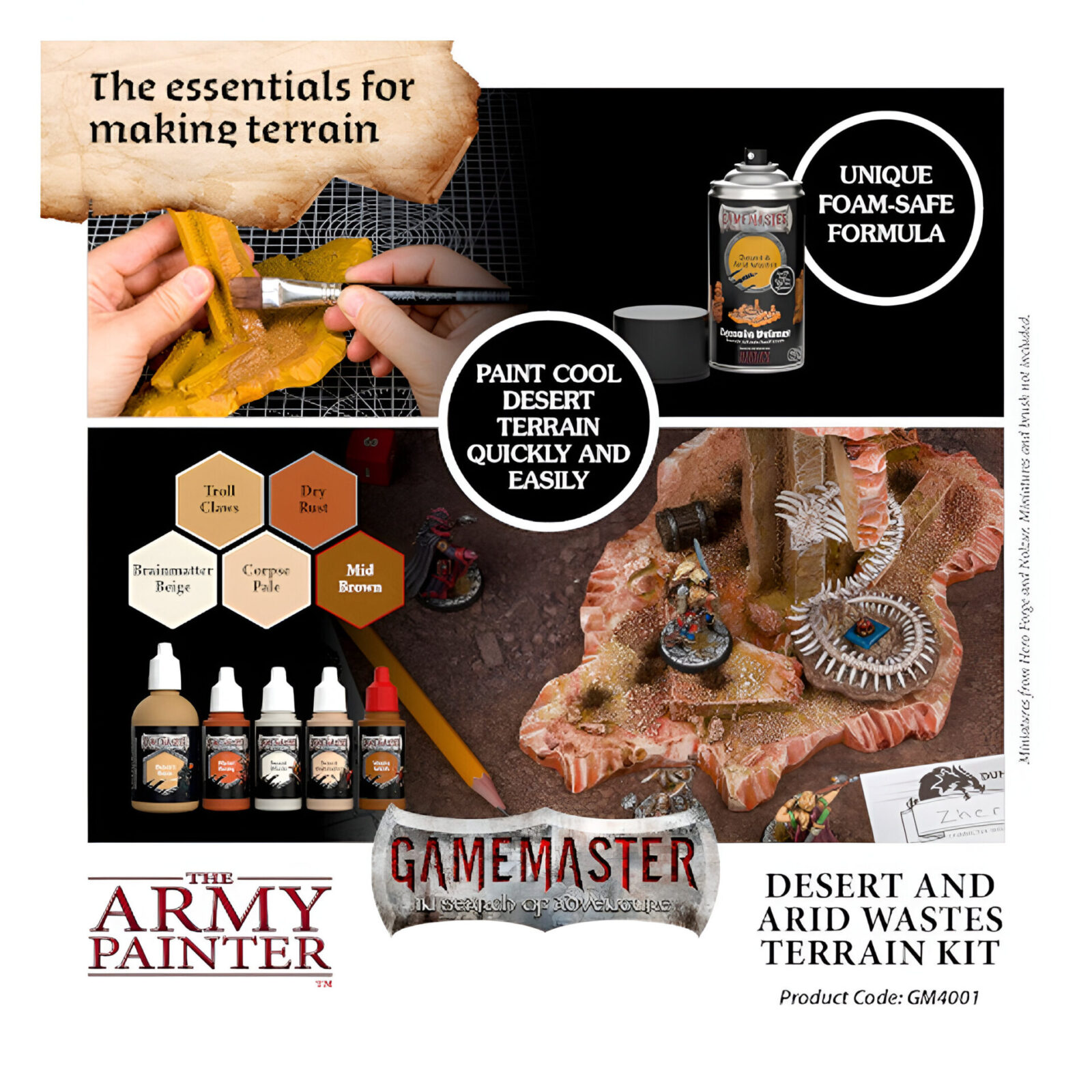 The Army Painter – GameMaster – Desert & Arid Wastes Terrain Kit