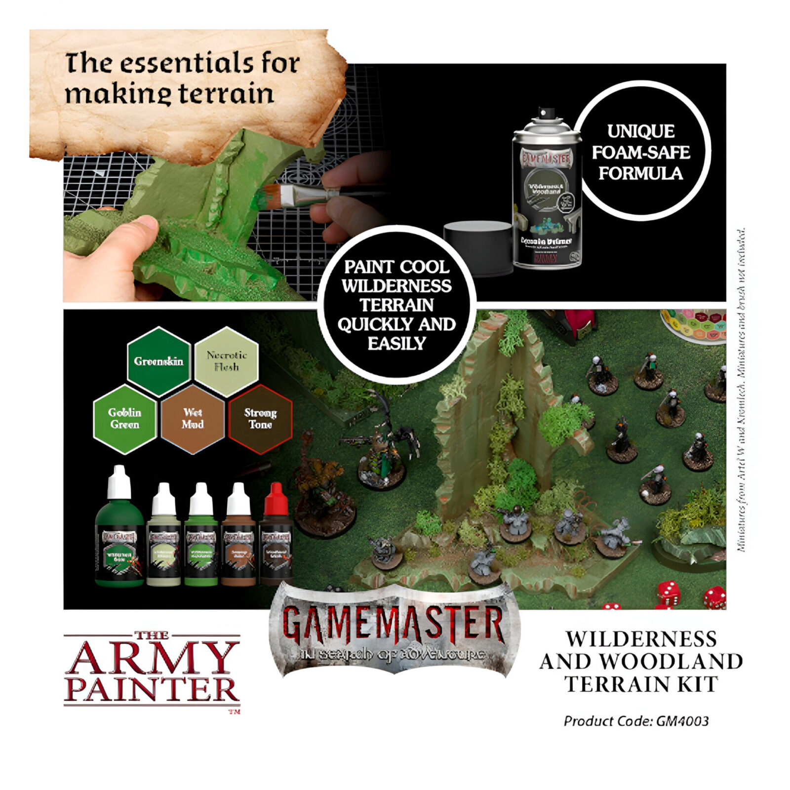 The Army Painter – GameMaster – Wilderness & Woodlands Terrain Kit