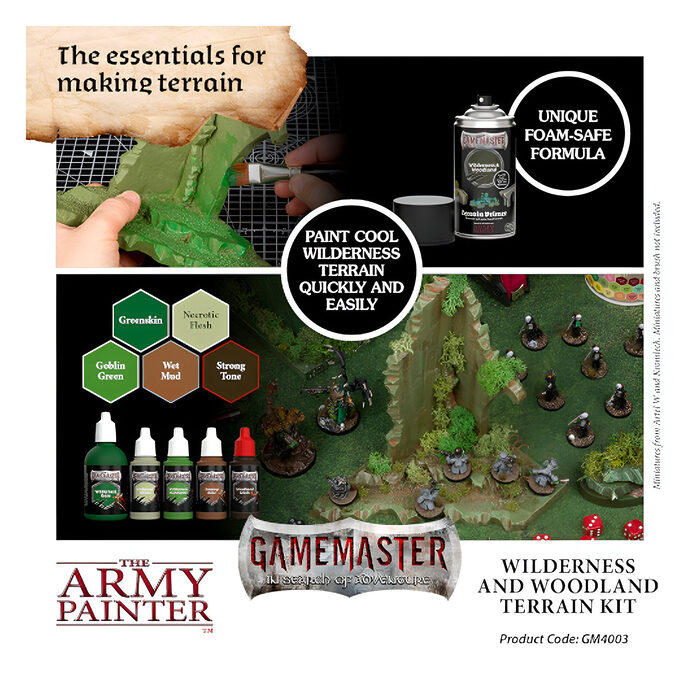 The Army Painter – GameMaster – Wilderness & Woodlands Terrain Kit