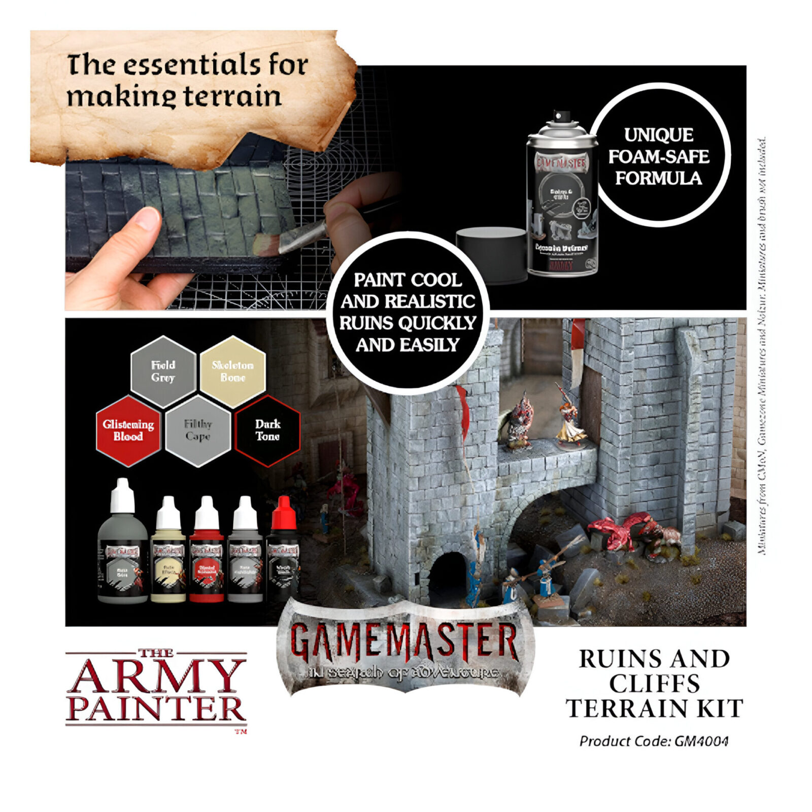 The Army Painter – GameMaster – Ruins & Cliffs Terrain Kit