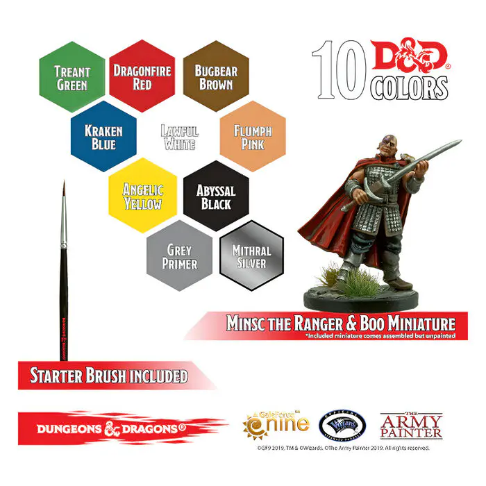 The Army Painter – D&D – Adventurers Paint Set 4