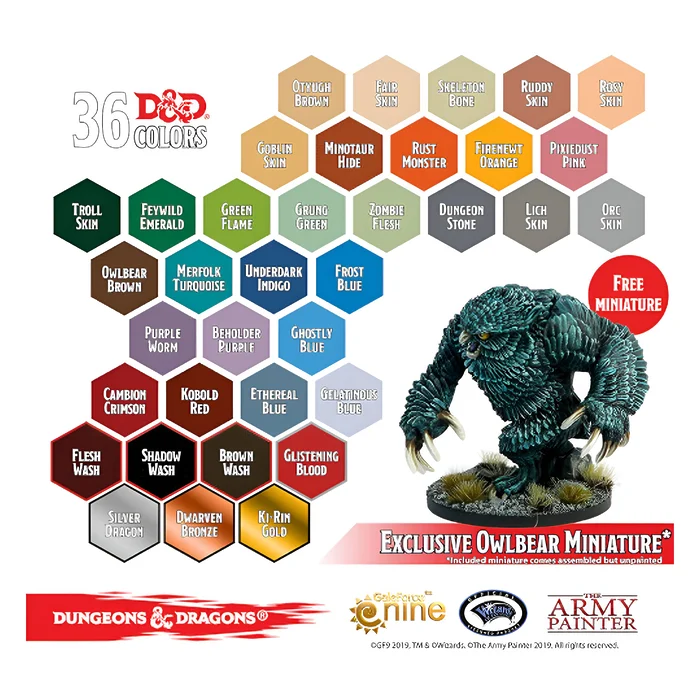 The Army Painter – D&D – Monsters Paint Set 4