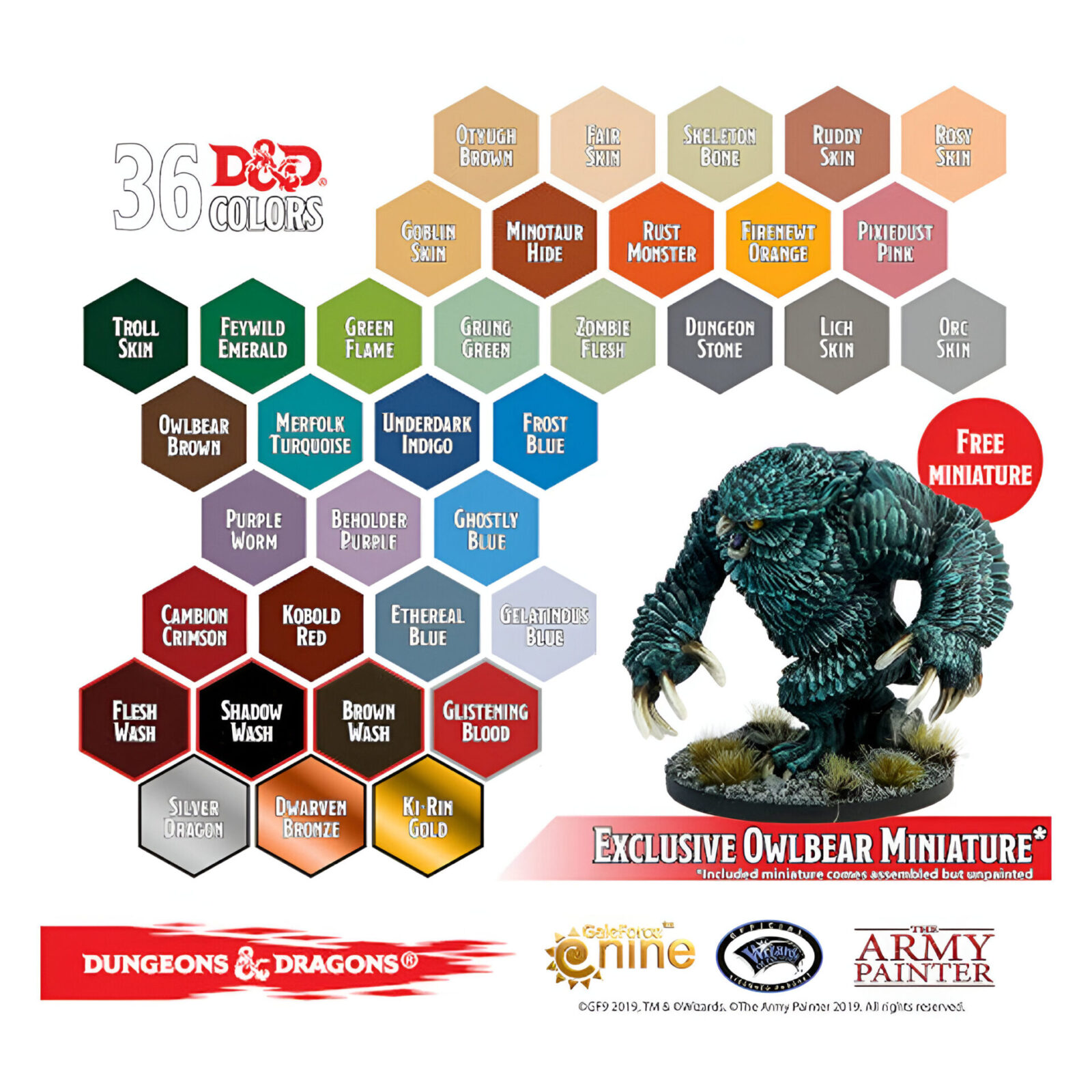 The Army Painter – D&D – Monsters Paint Set