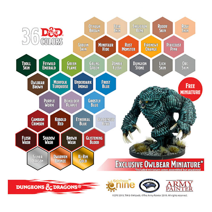 The Army Painter – D&D – Monsters Paint Set