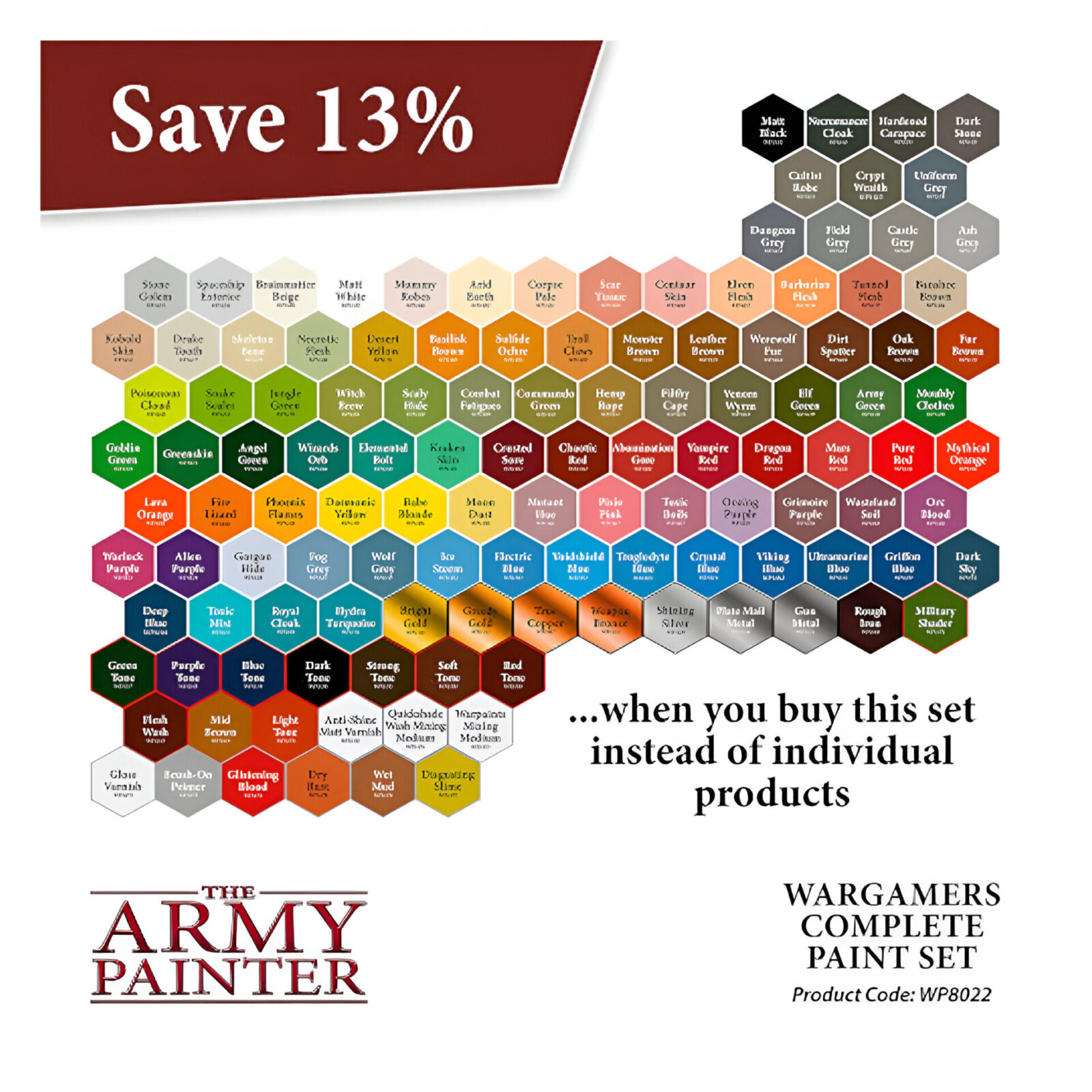 The Army Painter – Warpaints – Complete Paint Set