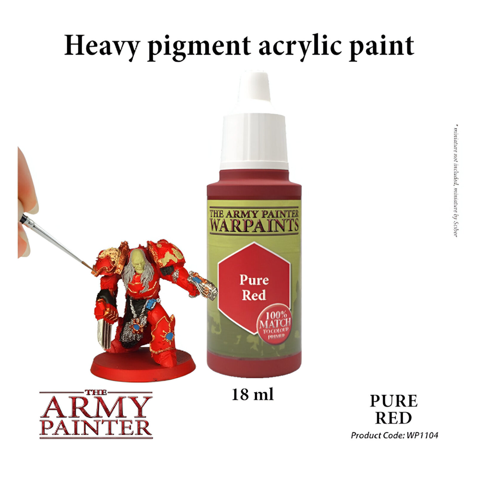 The Army Painter – Warpaint Acrylic – Pure Red (6 Packs)