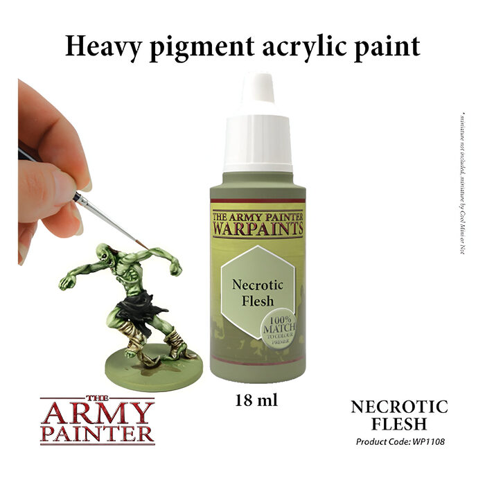 The Army Painter – Warpaint Acrylic – Necrotic Flesh (6 Packs)