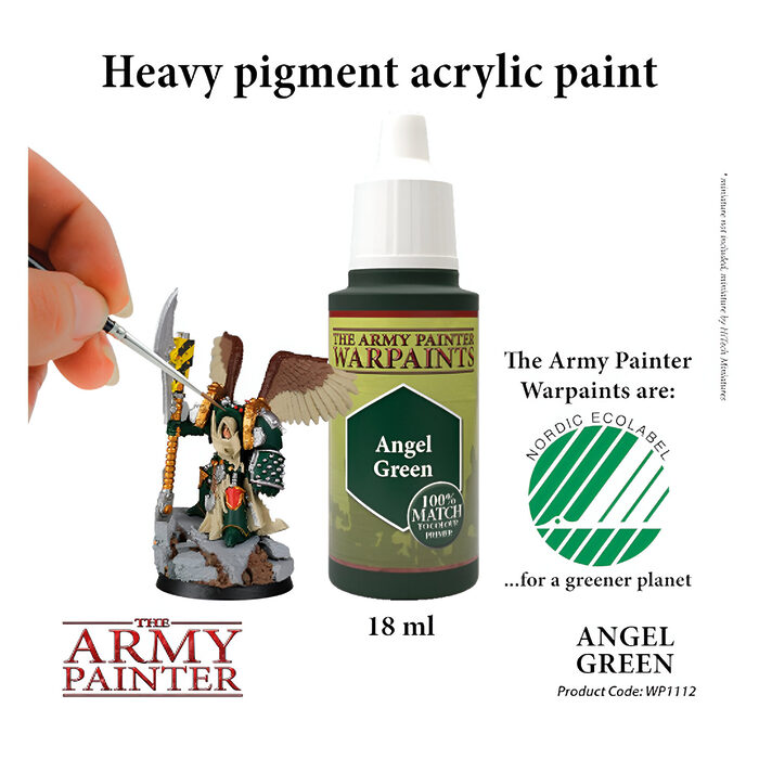 The Army Painter – Warpaint Acrylic – Angel Green (6 Packs)