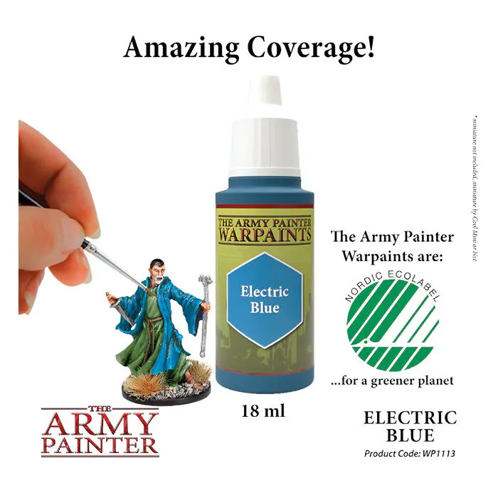 The Army Painter – Warpaint Acrylic – Electric Blue (6 Packs) 4