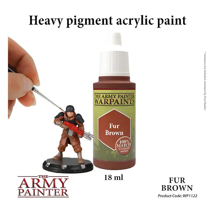 The Army Painter – Warpaint Acrylic – Fur Brown (6 Packs) 4