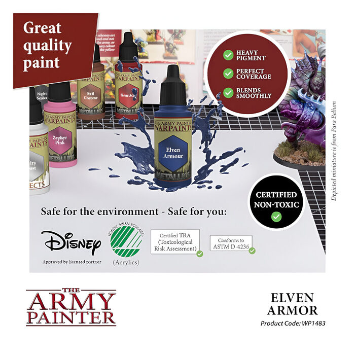 The Army Painter – Warpaint Metallic – Elven Armor (6 Packs)